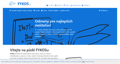 Desktop Screenshot of fykos.cz